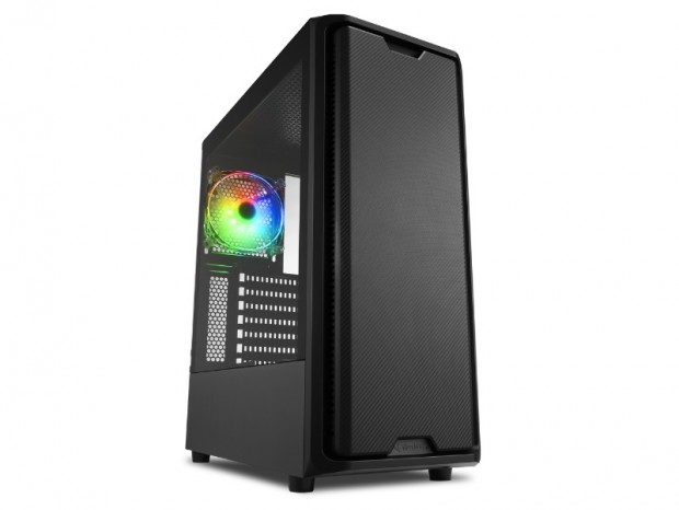 カーボン調フロントパネルのミドルタワーPCケース、SHARKOON「SK3 RGB」発売