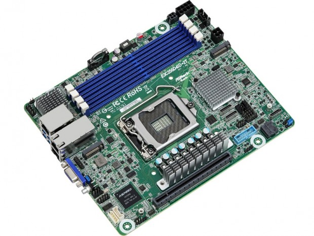 ちょっと長いDeep Mini-ITXサイズのXeon E-2300マザーボードがASRock Rackから