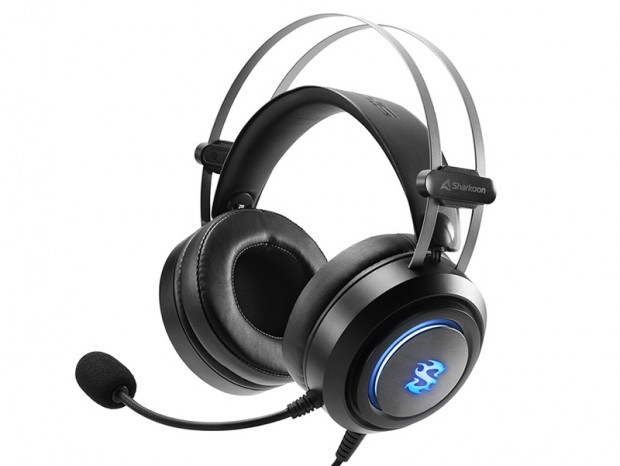バーチャル7.1サラウンド対応のゲーミングヘッドセット、SHARKOON「SGH30」
