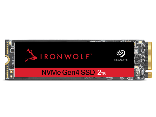 PCI-Express4.0接続のNAS向けNVMe M.2 SSD、Seagate「IronWolf 525」シリーズ