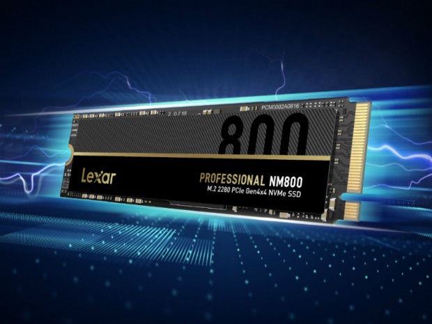 最高7,400MB/secのPCI-Express4.0対応NVMe M.2 SSD、Lexar「NM800」シリーズ