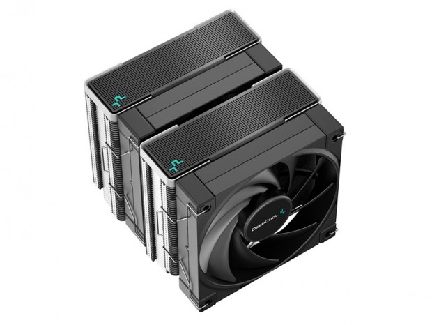 Deepcool、静音デュアルファン搭載のツインタワーサイドフロー「AK620」
