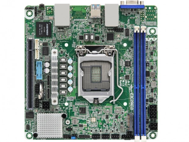 Xeon E-2300シリーズ対応のMini-ITXマザーボード、ASRock Rack