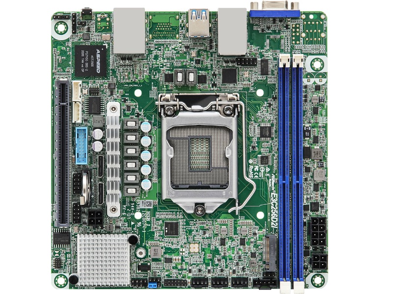 Xeon Eシリーズ対応のMini ITXマザーボード、ASRock Rack