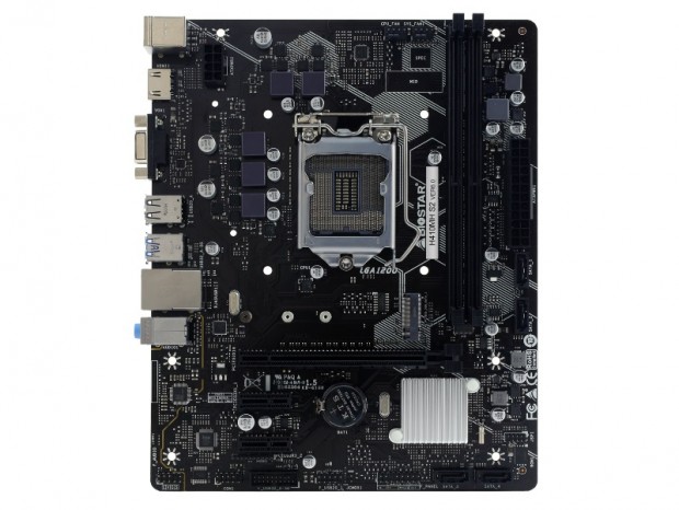 Intel H510チップ採用のエントリーMicroATXマザー、BIOSTAR「H410MH S2」