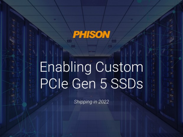 Phison、PCI-Express5.0対応NVMe SSDを2022年後半に出荷予定