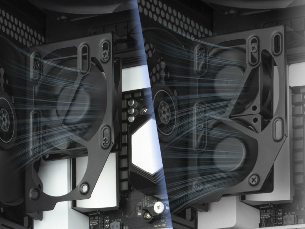電源回路の直上にファンを搭載できるVRMファンブラケット、SilverStone「FDP01」