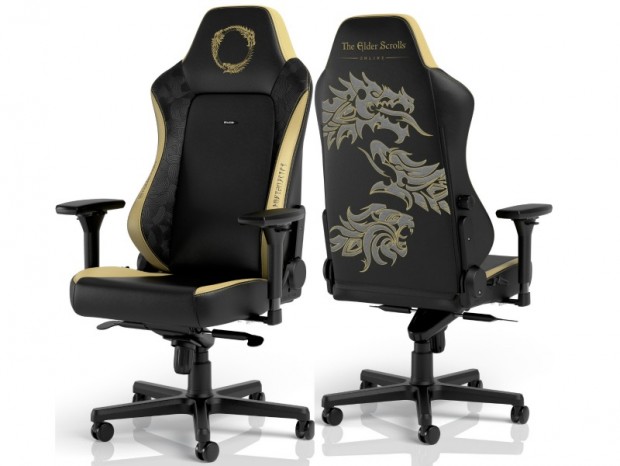 noblechairs、黄金の刺繍が美しい「ESO」コラボゲーミングチェア発売