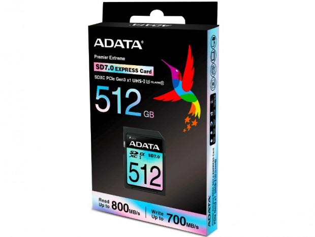 最大転送速度800MB/secのSD ExpressカードがADATAから登場