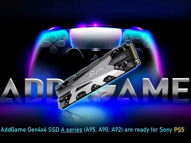 addlink、PS5対応のPCIe4.0 NVMe M.2 SSD「AddGame A92/A90」シリーズ
