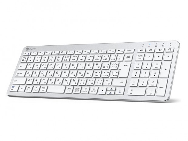 iClever、最薄18.5mmのスリムボディを採用するBluetoothキーボード「IC-BK30」発売