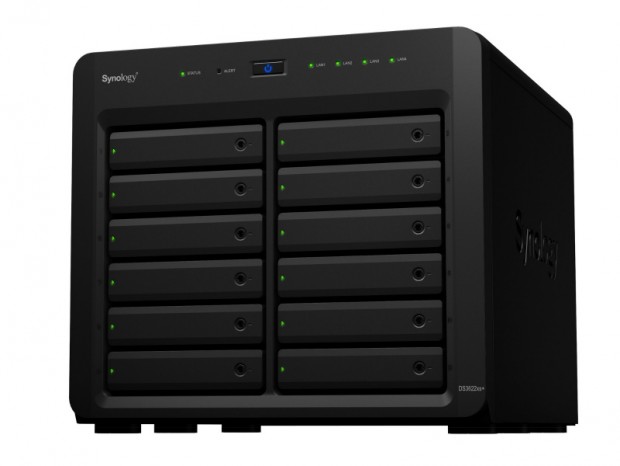 デュアル10G LAN搭載のハイエンド12ベイNAS、Synology「DiskStation DS3622xs+」