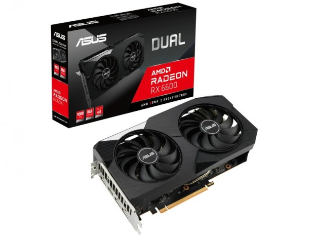 Gaming/OC modeを切り替えられるRadeon RX 6600、ASUS「DUAL-RX6600-8G」発売