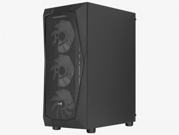 4基のARGBファンを搭載するフロントメッシュミドルタワー、Aerocool「Falcon ARGB」