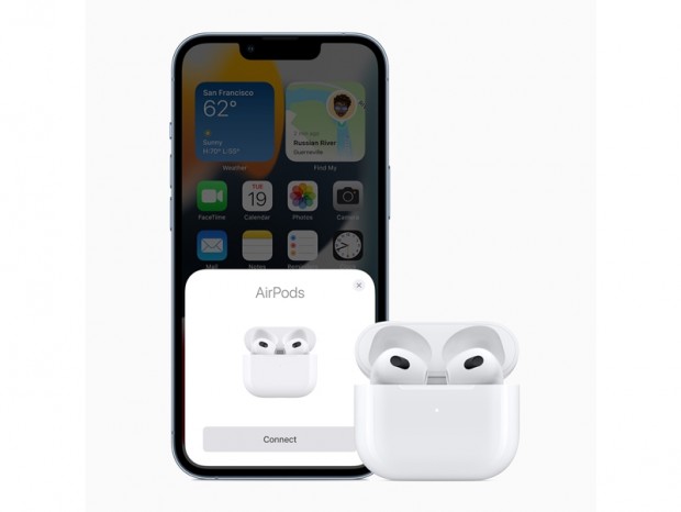空間オーディオ対応の第3世代TWSイヤホン「AirPods」発表。価格は23,800円