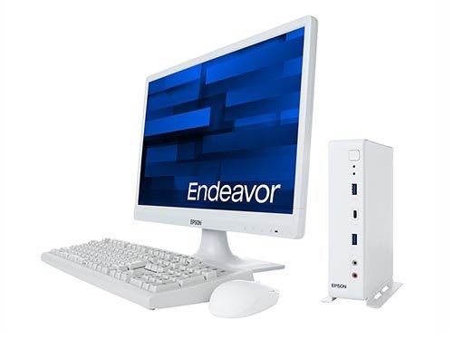 約190mm角の小型デスクトップPC、エプソンダイレクト「Endeavor JS200」