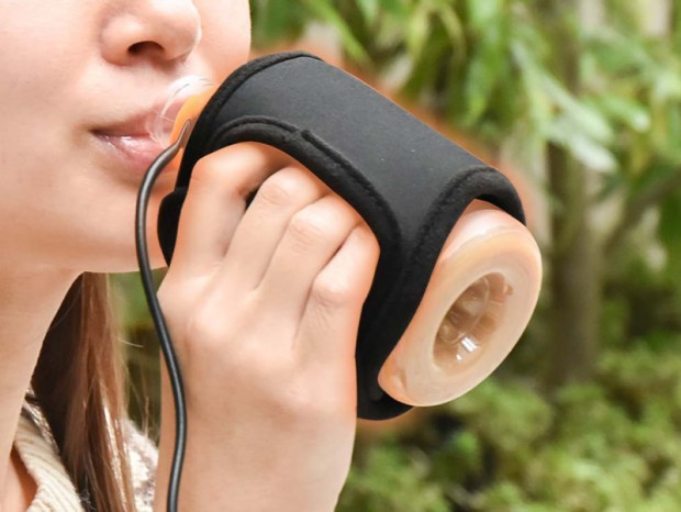 バッテリがセットになった、巻き付けて保温できるドリンク用ウォーマー