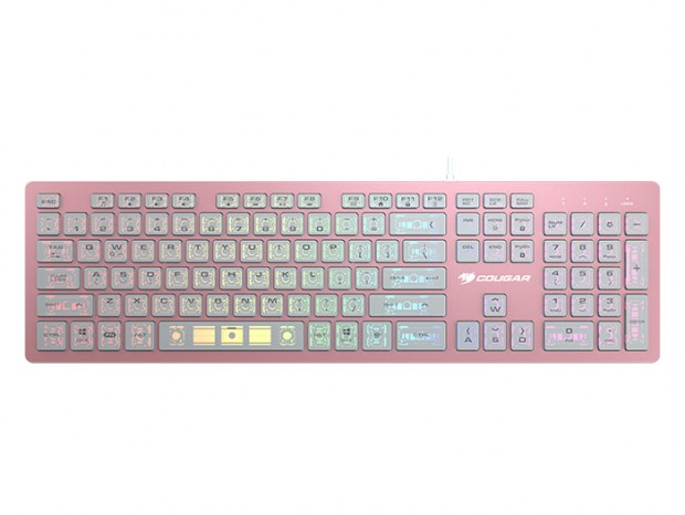 COUGAR、アルミ合金フレームにシザースイッチ搭載の超薄型キーボード「VANTAR AX」