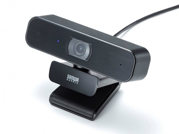 フルHD/60fpsに対応する高画質Webカメラ、サンワサプライ「CMS-V64BK」