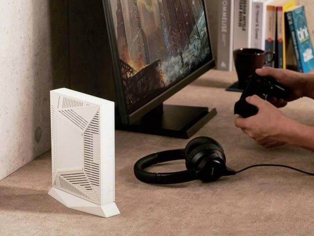 ゲーム通信を自動最適化するWi-Fi 6対応ゲーミングルーター、エレコム「WRC-G01-W」