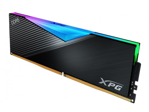 ADATA、5,200MT/sec転送の光るDDR5メモリ「LANCER RGB DDR5」