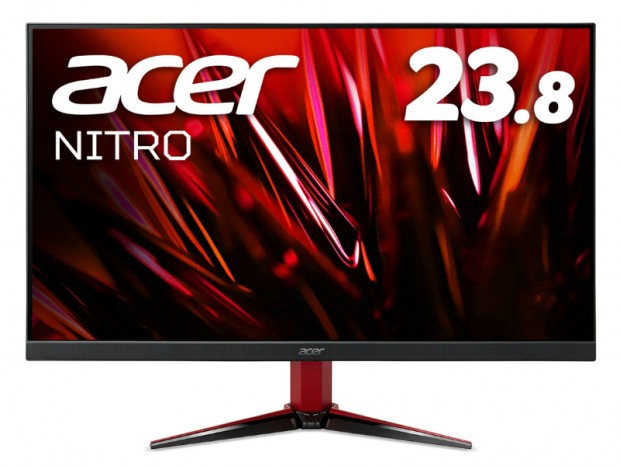 エイサー、リフレッシュレート165HzのフルHD IPSゲーミング液晶2種発売