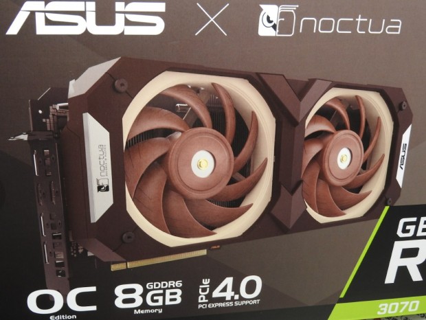 ASUS×NoctuaコラボのGeForce RTX 3070が本日発売。ただし入荷数は極少量 - エルミタージュ秋葉原