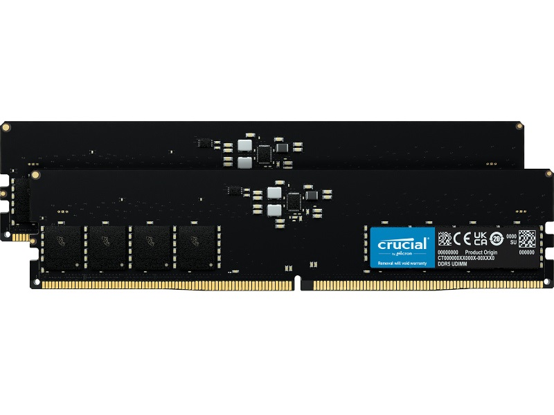 Crucial、動作クロック4,800MHzのDDR5メモリ計6モデル国内発売開始