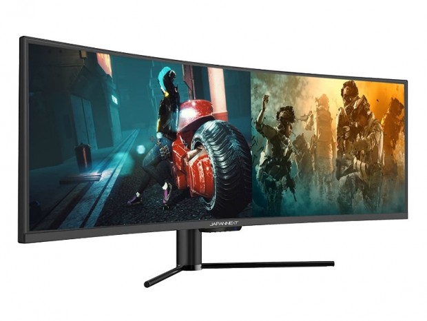 リフレッシュレート120Hzの49型DualWQHD曲面液晶がJAPANNEXTから発売開始