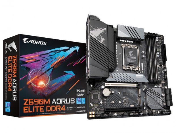GIGABYTE、Z690採用のMicroATXゲーミングマザー「Z690M AORUS ELITE