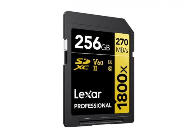 書込最高180MB/secの4K動画撮影向けUHS-II対応SDカードがLexarから