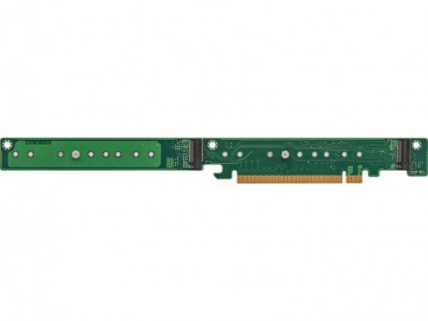 4枚のPCIe4.0 SSDを搭載できる1UライザーカードがASRock Rackから