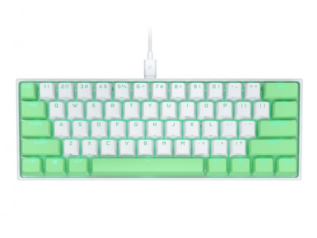 CORSAIR、ポップな限定カラーの60％サイズメカニカル「K65 RGB MINI FLAVOR RUSH」