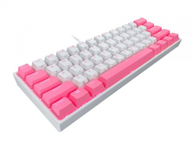 CORSAIR、ポップな限定カラーの60％サイズメカニカル「K65 RGB MINI FLAVOR RUSH」