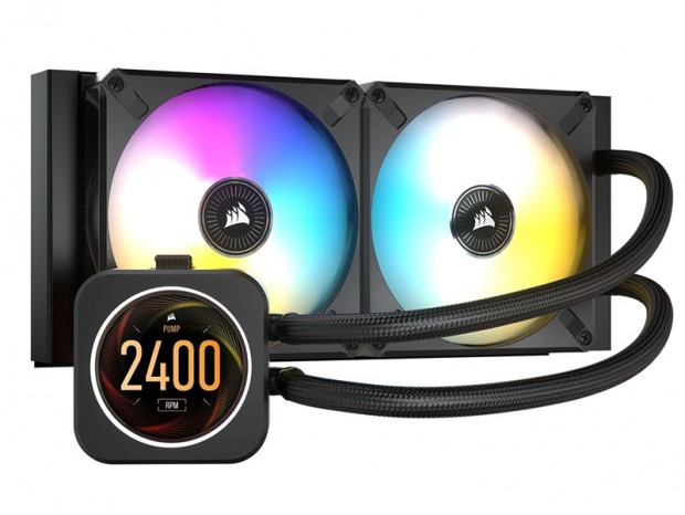 LCDヘッド搭載のAIO水冷、CORSAIR「iCUE ELITE LCD」シリーズを国内発売