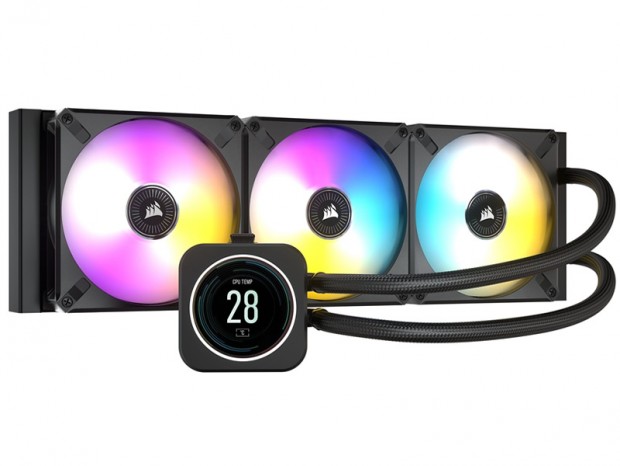LCDヘッド搭載のAIO水冷、CORSAIR「iCUE ELITE LCD」シリーズを国内発売
