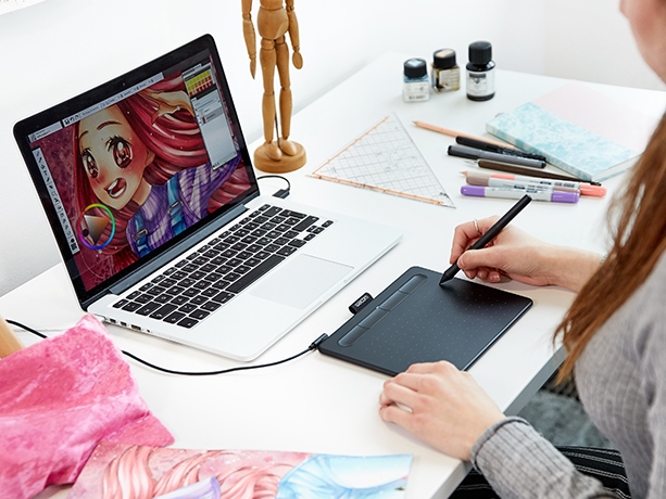 Chromebookにも対応するペンタブレット「Wacom Intuos Medium