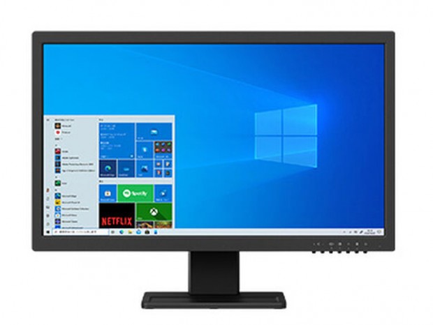 縦表示もできる21.5型フルHD液晶ディスプレイ、富士通「VTF22011BT」