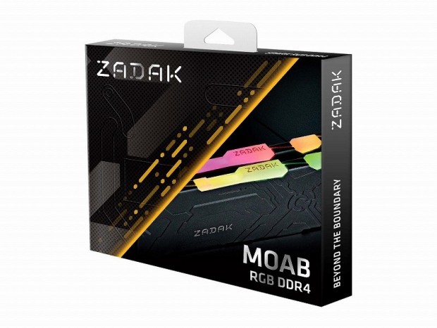 ZADAK、ARGBヒートシンク搭載のDDR4メモリ「MOAB RGB DDR4」など2シリーズ