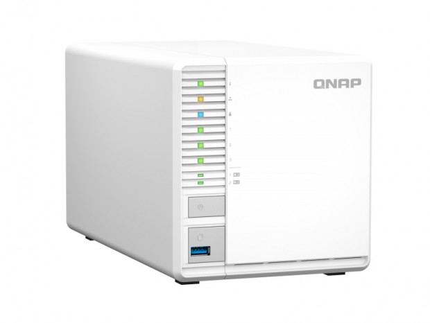 デュアルNVMe M.2 SSDキャッシュ対応の3ベイRAID NAS、QNAP「TS-364」