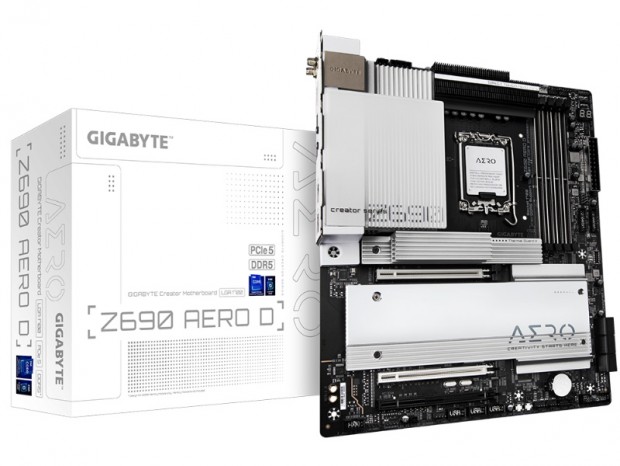 GIGABYTE、Intel Z690採用のクリエイター向けマザー「Z690 AERO D」など計3モデル発売