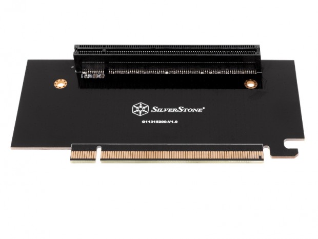SilverStone、スリムPCケース向けPCI-Express4.0（x16）ライザーカード2種