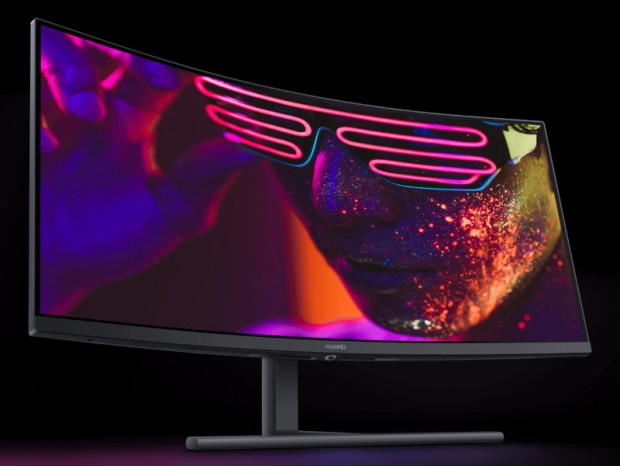 ファーウェイ、最高165Hzの34型UWQHDモデルなど曲面液晶ディスプレイ2種発売
