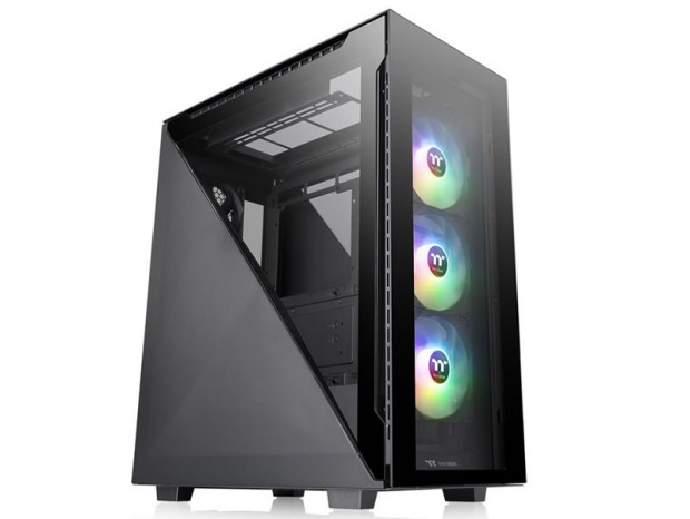 4枚の三角形パネルで好みの外観に変更できる、Thermaltake「Divider 500 TG ARGB」発売