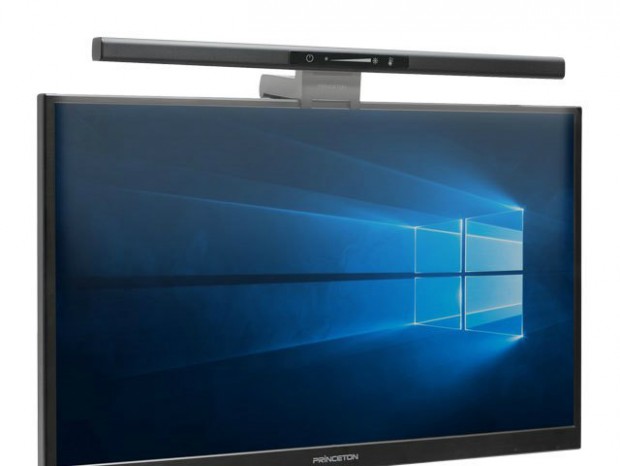 液晶に取り付けて目の負担を軽減できるスクリーンバーライト、プリンストン「PMA-SCBAR」