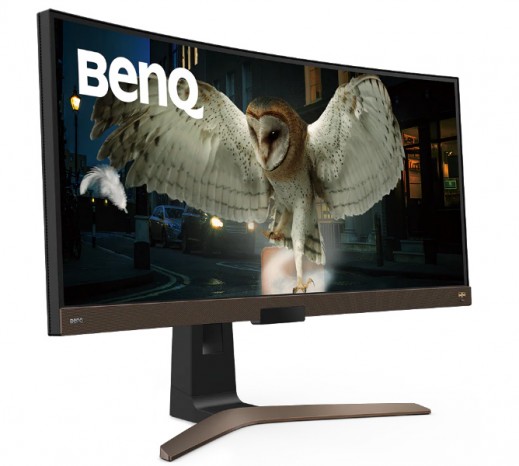 WQHD+対応の37.5型ウルトラワイド曲面液晶、ベンキュー「EW3880R」など2種