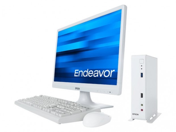 幅わずか45mmの小型デスクトップPC、エプソンダイレクト「Endeavor AT20」