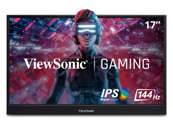 144Hz対応の17.2型モバイルゲーミング液晶、ViewSonic「VX1755」