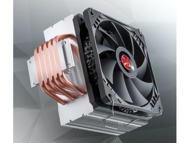 RAIJINTEK、ヒートパイプを2本増やした120mmファンサイドフロー「THEMIS II」