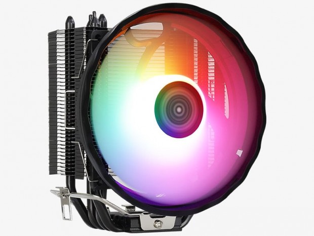 全高を135mmに抑えた120mm ARGBファン搭載サイドフロー、Aerocool「Raven 4 ARGB」
